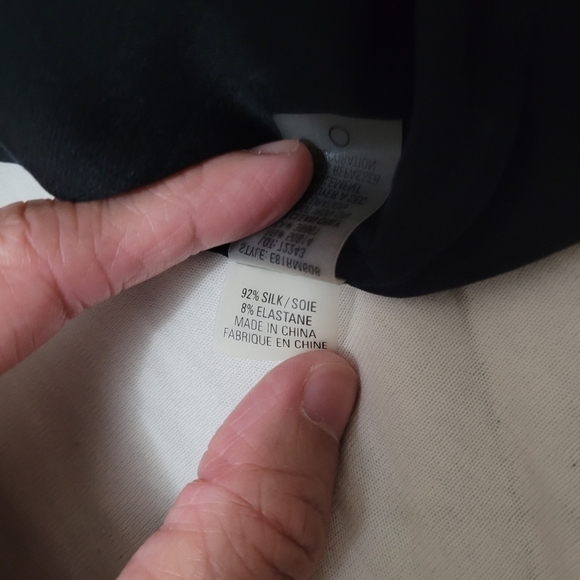 Elie Tahari Black Beaded Sequin Silk Empire Waist Sleeveless Cocktail Dress XS - Picture 6 of 8